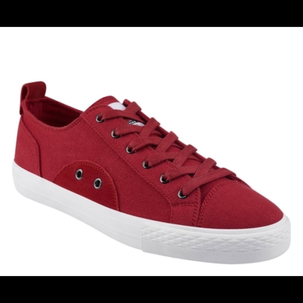 Guess Red Provos Canvas Sneakers
